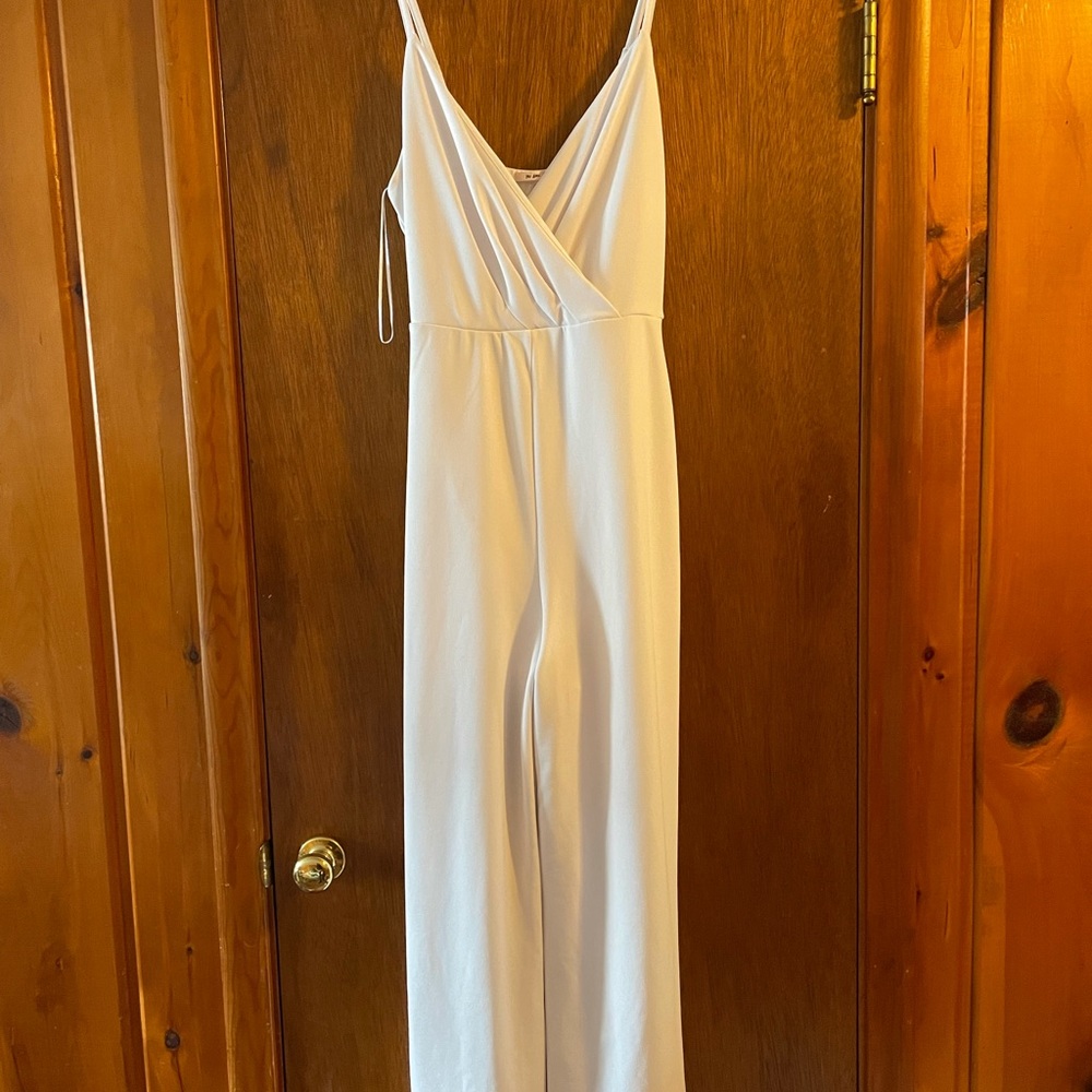 Comfy White Jumpsuit